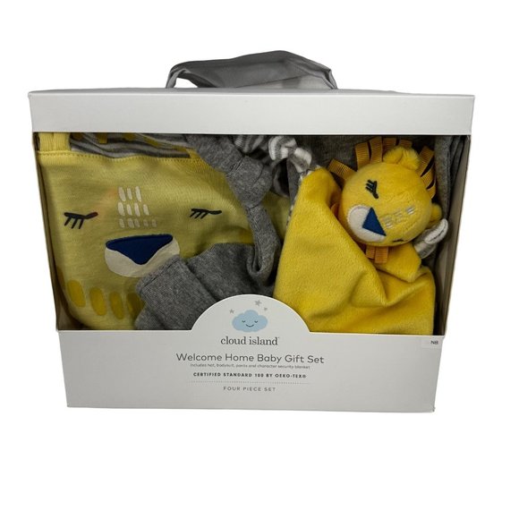 Cloud Island Welcome Home Baby Gift Set Yellow New In Package - Picture 1 of 7